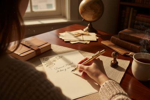 Over-the-Shoulder Letter Writing